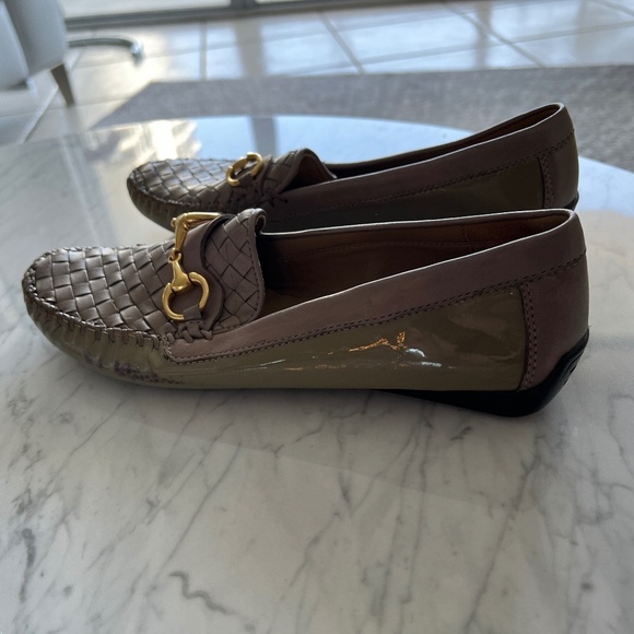 Robert Zur Perlata Driving Loafers, Taupe Patent and True Glove Combo, Size 9 AA - Picture 7 of 9